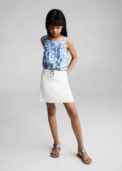 Dzieci MANGO Szorty I Spódnice*Spódnica z denimu paperbag