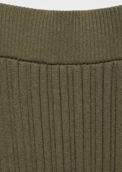 MANGO Spódnice*Spódnica z dzianiny z guzikami