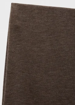 MANGO Spódnice*Spódnica z dzianiny z rozcięciem