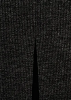 MANGO Spódnice*Spódnica z dzianiny z rozcięciem