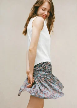 MANGO Spódnice*Spódnica z kwiatowym wzorem