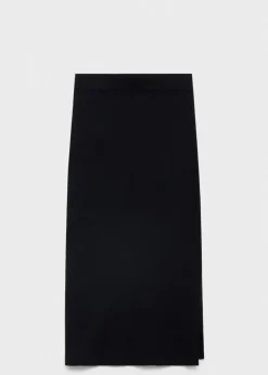 MANGO Spódnice*Spódnica z prążkowanej dzianiny