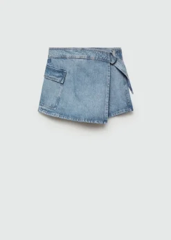 MANGO Krótkie Spodenki*Spódnicospodenki dżinsowe