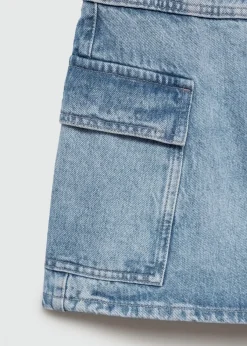 MANGO Krótkie Spodenki*Spódnicospodenki dżinsowe
