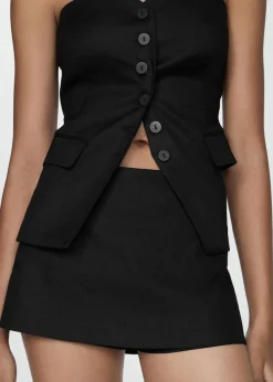 MANGO Krótkie Spodenki*Spódnicospodnie lniane