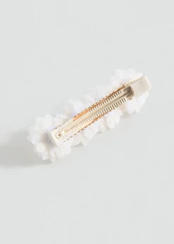 Dzieci MANGO Akcesoria Do Włosów*Spinka do włosów z motywem kwiatów