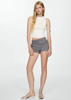 MANGO Krótkie Spodenki*Spodenki asymetryczny pasek
