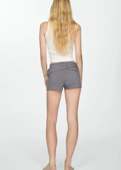 MANGO Krótkie Spodenki*Spodenki asymetryczny pasek