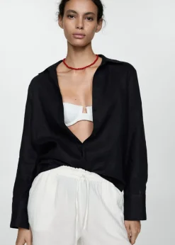 MANGO Krótkie Spodenki*Spodenki bawełniane z elastycznym pasem