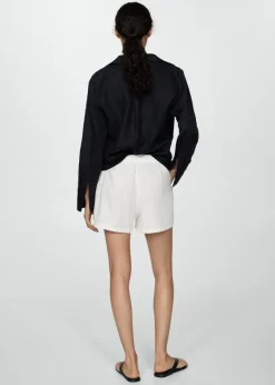 MANGO Krótkie Spodenki*Spodenki bawełniane z elastycznym pasem