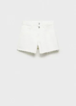 Dzieci MANGO Szorty I Spódnice*Spodenki dżinsowe z postrzępionymi nogawkami