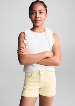 Dzieci MANGO Szorty I Spódnice*Spodenki dżinsowe z wywiniętymi nogawkami