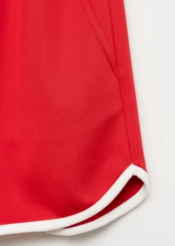 MANGO Krótkie Spodenki*Spodenki o prostym kroju z kontrastowym zakończeniem