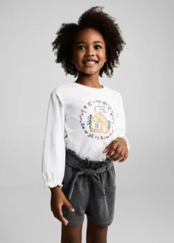 Dzieci MANGO Szorty I Spódnice*Spodenki tweedowe z paskiem