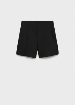 MANGO Krótkie Spodenki*Spodenki z bawełny z wysokim stanem