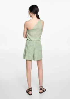 MANGO Krótkie Spodenki*Spodenki z geometrycznym wzorem