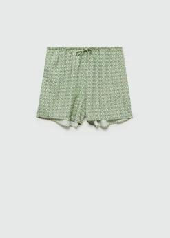 MANGO Krótkie Spodenki*Spodenki z geometrycznym wzorem