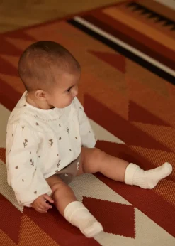 Dzieci MANGO Bermudy*Spodenki z kwiatowym haftem