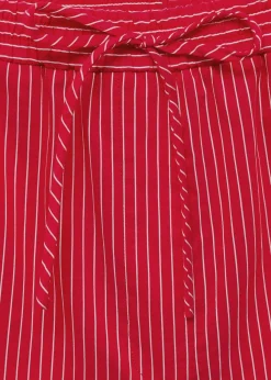 MANGO Krótkie Spodenki*Spodenki z mieszanki bawełny w paski