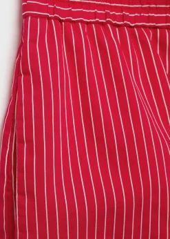 MANGO Krótkie Spodenki*Spodenki z mieszanki bawełny w paski