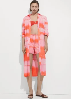 MANGO Krótkie Spodenki*Spodenki z nadrukiem i elastycznym pasem