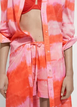 MANGO Krótkie Spodenki*Spodenki z nadrukiem i elastycznym pasem