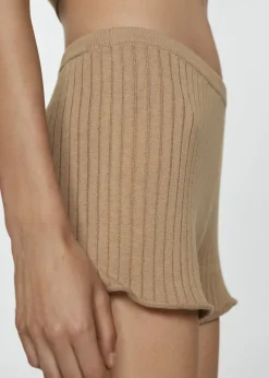 MANGO Piżamy|Piżamy*Spodenki z prążkowanej dzianiny