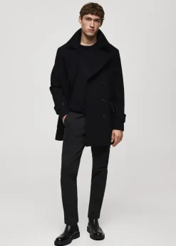 MANGO Spodnie*Spodnie bawełniane o fasonie tapered cropped