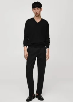 MANGO Spodnie*Spodnie bawełniane regular fit