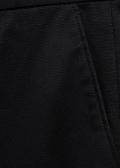 MANGO Spodnie*Spodnie bawełniane straight-fit z troczkami