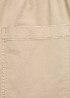 MANGO Dżinsy|Spodnie*Spodnie bawełniane z elastycznym pasem