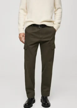MANGO Spodnie*Spodnie cargo straight fit