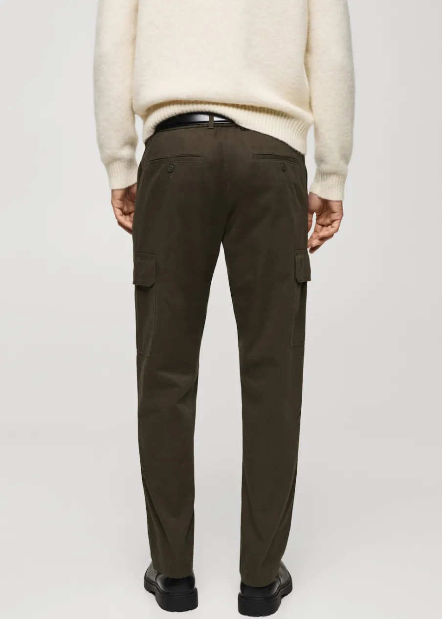MANGO Spodnie*Spodnie cargo straight fit