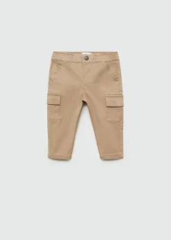 Dzieci MANGO Spodnie*Spodnie cargo z elastycznym pasem
