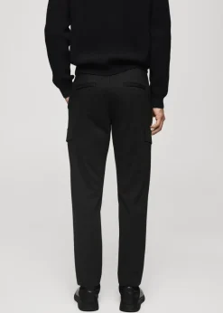 MANGO Spodnie*Spodnie cargo z tkaniny termoregulacyjnej comfort strech