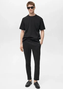 MANGO Spodnie*Spodnie chinos fason tapered cropped