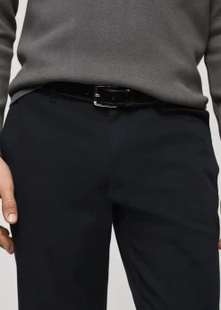 MANGO Spodnie*Spodnie chinos slim fit z diagonalu