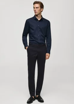 MANGO Spodnie*Spodnie chinos slim fit z diagonalu