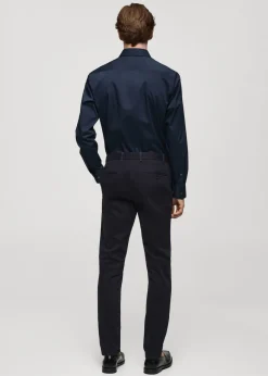 MANGO Spodnie*Spodnie chinos slim fit z diagonalu