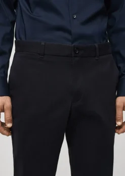 MANGO Spodnie*Spodnie chinos slim fit z diagonalu