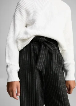 Dzieci MANGO Legginsy I Joggery*Spodnie culotte w paski