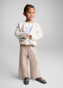 Dzieci MANGO Spodnie*Spodnie culotte z dzianiny