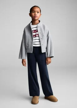 Dzieci MANGO Spodnie*Spodnie culotte z dzianiny