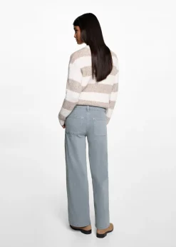 MANGO Dżinsy*Spodnie culotte z kieszeniami