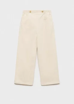 Dzieci MANGO Spodnie*Spodnie culotte ze sztruksu