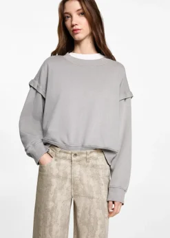 MANGO Spodnie*Spodnie culotte ze wzorem