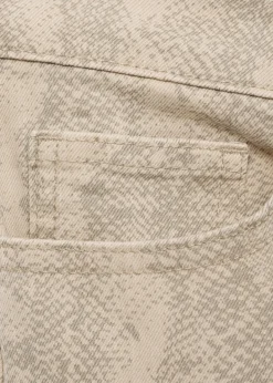 MANGO Spodnie*Spodnie culotte ze wzorem