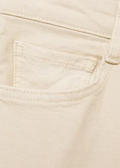 MANGO Dżinsy*Spodnie dżinsowe flare crop