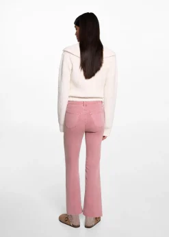 MANGO Dżinsy*Spodnie dżinsowe flare crop