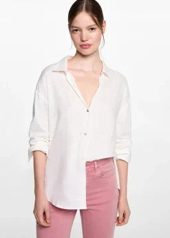 MANGO Dżinsy*Spodnie dżinsowe flare crop